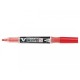 Pilot V-Board Master S marcador Punta fina Rojo